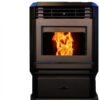 ComfortBilt Pellet Stove Heat Output 50000 Btu/hour Heating Capability 3000 ft² Fuel Type Pellet Model HP61-Bronze