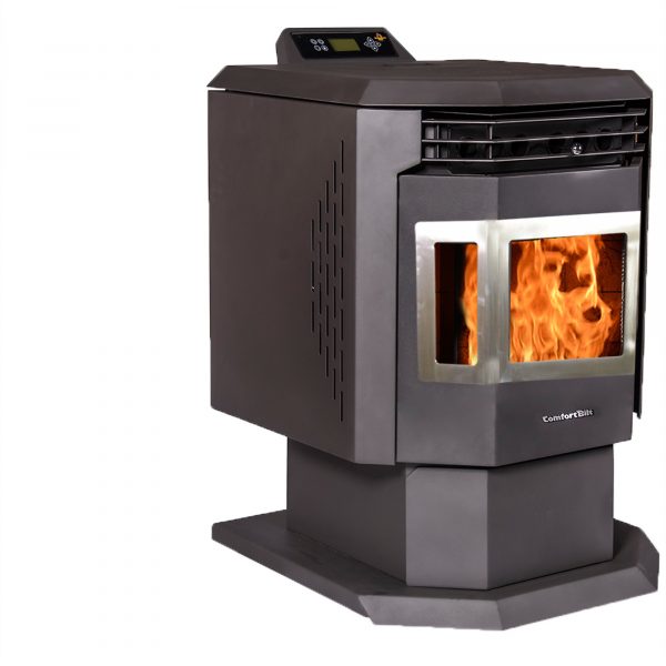 ComfortBilt HP21-SS Pellet Stove 44,000 BTU Heats 2,400 sq ft Stainless Steel Trim - Image 2