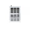 King Electrical Hydronic Wall Heater with Aqua Stat and Fan Switch Heat Output 11200 Btu/hour Heating Capability 328 ft² Fuel Type Electric Model HME812 8/11-AS/FS-GW
