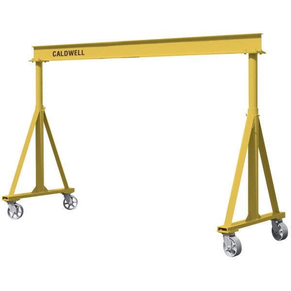 Caldwell Fixed Height Gantry Crane Material Steel Load Capacity 10000lbs I-Beam Length 306 in Model H90-5-12/24