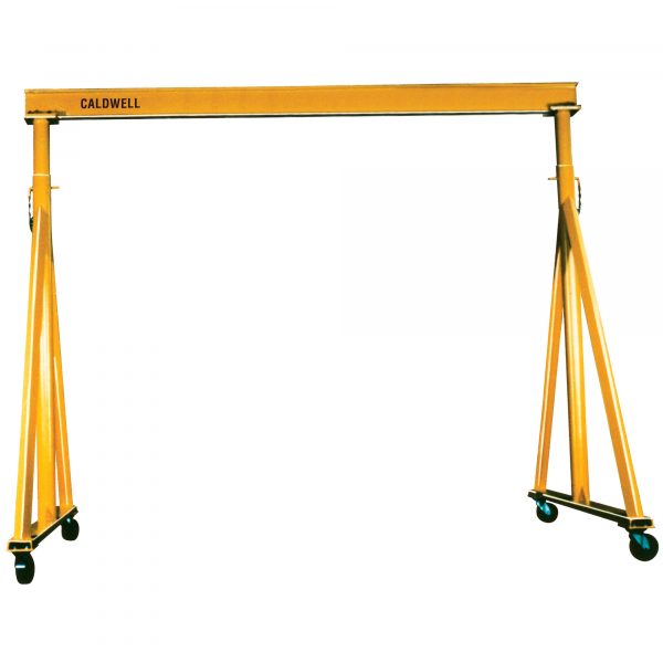 Caldwell Adjustable Height Span Gantry Crane Material Type Steel Load Capacity 4000lbs I-Beam Length 303in Model K90-2-16/24