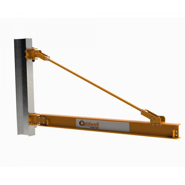 Caldwell Tension Braced Jib Crane Mount Type Wall Capacity 6000lbs Overall Boom Length 216 in Model D180-3-18