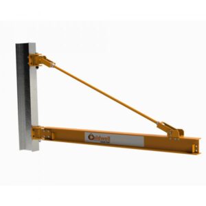 Caldwell Tension Braced Jib Crane Mount Type Wall Capacity 4000lbs Overall Boom Length 144 in Model D180-2-12
