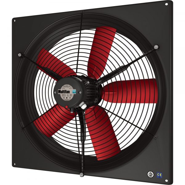 Multifan 3-Phase Panel Fan with Intake Guard 22in 7700 CFM 2 HP 265/460 Volt Model V4D56K-460V
