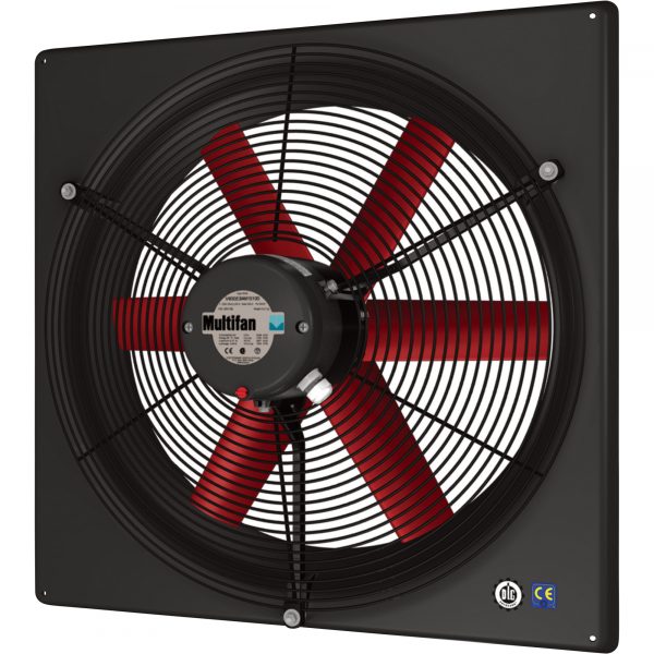 Multifan 3-Phase Panel Fan with Intake Guard 20in 5200 CFM 2/3 HP 265/460 Volt Model V4D50K-460V