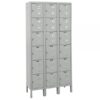 Hallowell Six Tier Premium Locker Height 78in Width 36in Color Family Gray Model U3228-6PL