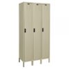 Hallowell DigiTech Electronic Locker Height 78in Width 36in Color Family Tan Model UEL3228-1A-PT
