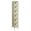 Hallowell DigiTech Electronic Locker Height 78in Width 12in Color Family Tan Model UEL1288-6A-PT