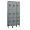 Hallowell Maintenance-Free Quiet Locker Height 78in Width 36in Color Family Dark Gray Model UY3228-3HG