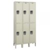 Hallowell Maintenance-Free Quiet Locker Height 78in Width 45in Color Family Tan Model UY3588-2A-PT