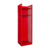 Hallowell All-Welded Turnout Gear Locker Height 84in Width 24.75in Color Family Red Model TGNN42(84)-1C-G-RR-HT