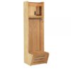 Hallowell Recruiter-2 12in Security Box Natural Red Oak Height 84in Width 24in Color Family Brown Model R2SBS242484BNDTFSGROA