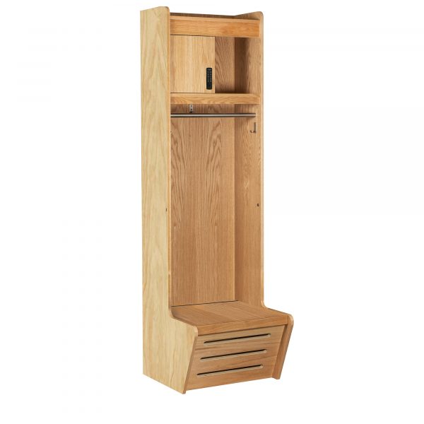 Hallowell Recruiter-2 12in Security Box Natural Red Oak Height 84in Width 24in Color Family Brown Model R2SBS242484BNDTFSGROA