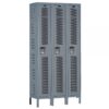 Hallowell Single Tier Heavy-Duty Ventilated Locker Height 78in Width 45in Color Family Dark Gray Model U3518-1HDV-HG