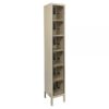 Hallowell DigiTech Six Tier Safety-View Plus Locker Height 78in Width 12in Color Family Tan Model UESVP1228-6A-PT