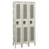 Hallowell Single Tier Heavy-Duty Ventilated Locker Height 78in Width 36in Color Family Tan Model U3288-1HV-A-PT