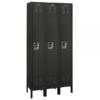 Hallowell Single Tier ReadyBuilt Locker Height 78in Width 36in Color Family Black Model URB3228-1A-ME