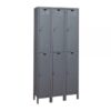 Hallowell Double Tier Value Max Locker Height 78in Width 36in Color Family Dark Gray Model UH3258-2A-HG
