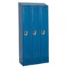 Hallowell Single Tier ReadyBuilt Locker Height 82in Width 36in Color Family Blue Model URB3228-1ASB-MB