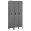 Hallowell Single Tier ReadyBuilt Locker Height 78in Width 36in Color Family Dark Gray Model URB3228-1A-HG
