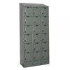 Hallowell Six Tier ReadyBuilt Locker Height 83in Width 36in Color Family Dark Gray Model URB3258-6ASB-HG