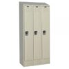 Hallowell Single Tier ReadyBuilt Locker Height 82in Width 36in Color Family Tan Model URB3228-1ASB-PT
