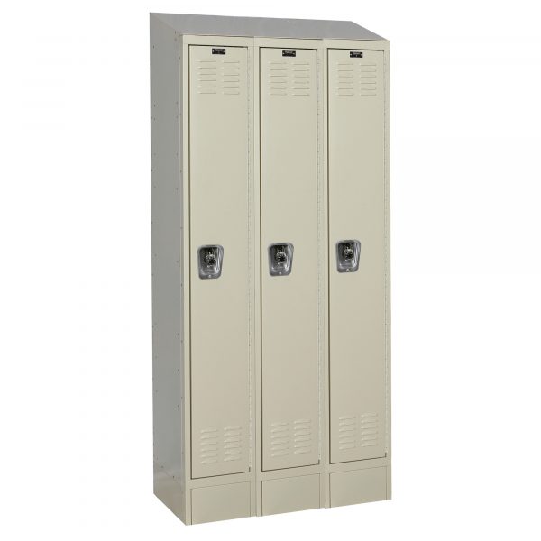 Hallowell Single Tier ReadyBuilt Locker Height 84in Width 36in Color Family Tan Model URB3288-1ASB-PT