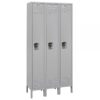 Hallowell Single Tier ReadyBuilt Locker Height 78in Width 36in Color Family Gray Model URB3288-1A-PL