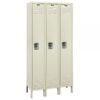 Hallowell Single Tier ReadyBuilt Locker Height 78in Width 36in Color Family Tan Model URB3288-1A-PT