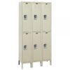 Hallowell Double Tier ReadyBuilt Locker Height 78in Width 36in Color Family Tan Model URB3258-2A-PT