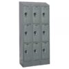 Hallowell Triple Tier ReadyBuilt Locker Height 83in Width 36in Color Family Dark Gray Model URB3258-3ASB-HG
