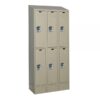 Hallowell Double Tier ReadyBuilt Locker Height 82in Width 36in Color Family Tan Model URB3228-2ASB-PT