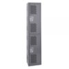 Hallowell Double Tier Welded Single-Point Ventilated Locker Height 72in Width 18in Color Family Dark Gray Model HWBA882-2HG