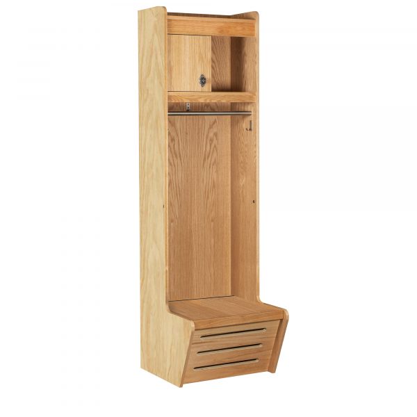 Hallowell Recruiter-2 12in Security Box Natural Red Oak Height 84in Width 24in Color Family Brown Model R2SBS242484BNBCFSGROA