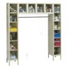 Hallowell 16-person Safety-View Locker Height 78in Width 72in Color Family Tan Model USVP1788-16PT