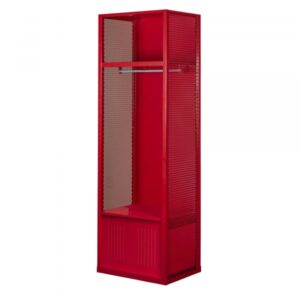 Hallowell Welded Sport Locker Height 74.75in Width 24in Color Family Red Model WSNF482-1C-RR