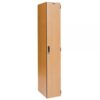Hallowell Single Tier VersaMax Phenolic Locker Height 72in Width 12in Color Family Brown Model PHL1282-1A-K-FA