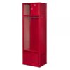 Hallowell Welded Sport Locker Height 74.75in Width 24in Color Family Red Model WSBF482-1C-RR