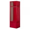Hallowell Welded Sport Locker Height 74.75in Width 24in Color Family Red Model WSNF442-1C-RR