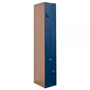 Hallowell Z-Tier AquaMax Plastic Locker Height 72in Width 12in Color Family Blue Model HPL1282-ZA-TB