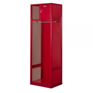 Hallowell Welded Sport Locker Height 74.75in Width 24in Color Family Red Model WSBN482-1C-RR