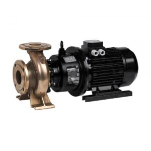 Saer-Usa Close Coupled End-Suction Centrifugal Electricpumps Bronze Max. Flow 36960 Gph Horsepower 25 Hp Port Size 2.5In Model Mg2 65-160B-M