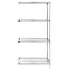 Quantum Wire 4 Shelf Add-On Kit Stainless Steel 54in Height 54in Width 14in Depth 72in Model AD54-1472S
