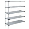 Quantum Galvanized 5 Solid Shelf Add-On Kit 74in Height 74in Width 21in Depth 72in Model AD74-2172SG-5