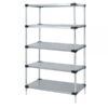 Quantum Galvanized 5 Solid Shelf Starter Kit 54in Height 54in Width 24in Depth 60in Model WR54-2460SG-5