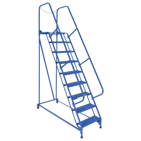 Vestil 9 Step Perforated Maintenance Ladder Overall Height 120in Steps 9 Material Steel Model LAD-MM-9-P