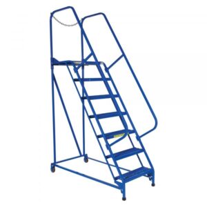 Vestil 7 Step Grip Strut Maintenance Ladder Overall Height 100in Steps 7 Material Steel Model LAD-MM-7-G