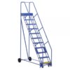 Vestil 11 Step Grip Strut Warehouse Ladder Overall Height 140in Steps 11 Material Type Steel LAD-11-14-G