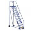 Vestil 11 Step Grip Strut Warehouse Ladder Overall Height 140in Steps 11 Material Type Steel LAD-11-21-G