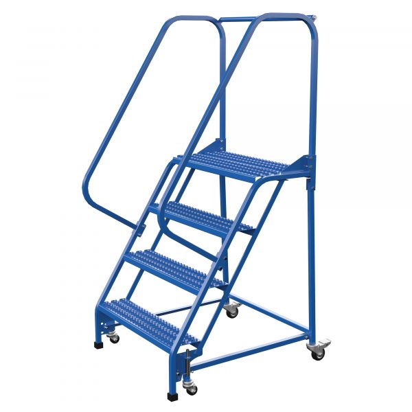 Vestil 4 Step Grip Strut Warehouse Ladder Overall Height 70in Steps 4 Material Type Steel LAD-PW-32-4-G